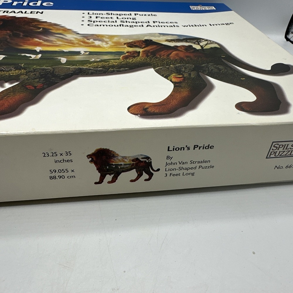 Spilsbury Lion's Pride--1000 Piece Jigsaw Puzzle-- Used By John Van Straalen - Picture 2 of 7